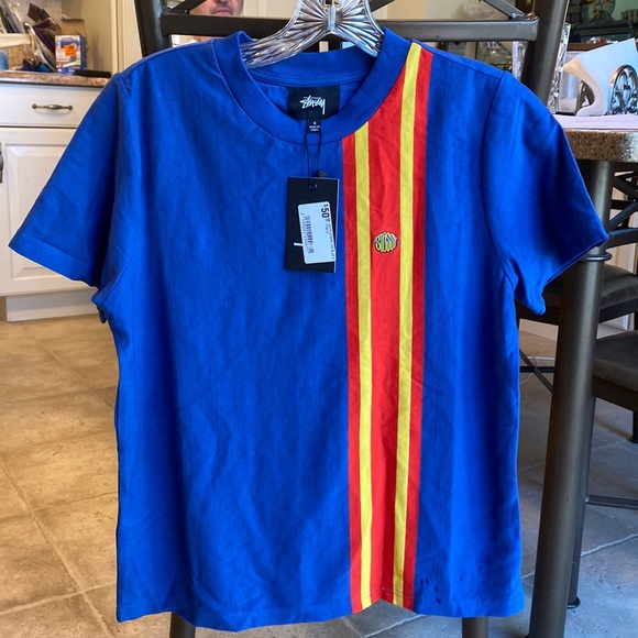 Stussy Lefty Stripe Tee NWT - Picture 1 of 5